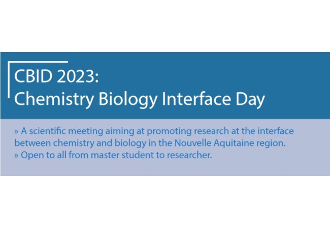 The Chemistry Biology Interface Day (CBID) will take place on November 13th at IECB